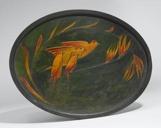 Oval tray made to the design of Archibald…