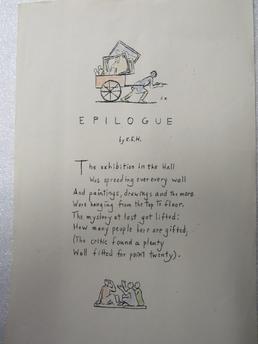 Poem entitled 'Epilogue'