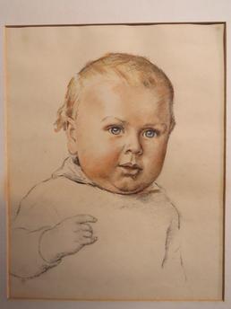 Internee portrait of child