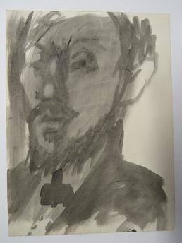 Portrait made in Mooragh Internment Camp by Hugo…