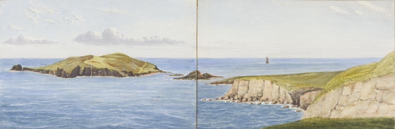 The Calf of Man from Spanish Head