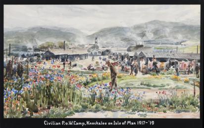 Civilian P.o.W. Camp, Knockaloe on Isle of Man…