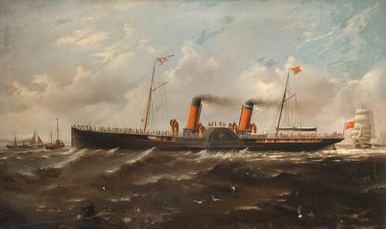 The paddle steamer 'Mona's Isle'