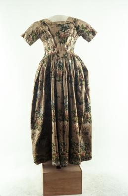 Silk Brocade Dress