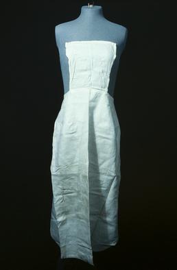 Pinafore apron marked with name Theresa Mylechreest