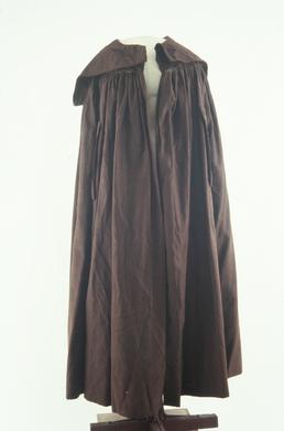 Brown woollen twill cloak