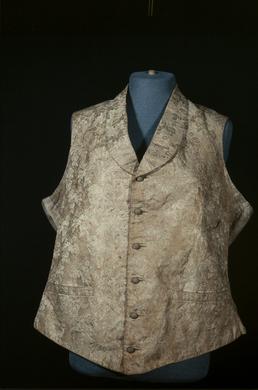 Cream silk Waistcoat