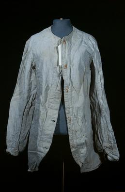 Coarse white cotton jacket
