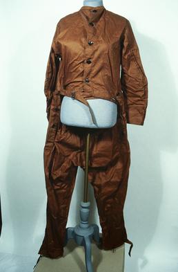 Boiler suit from Chilwell munitions works, Nottingham, worn…