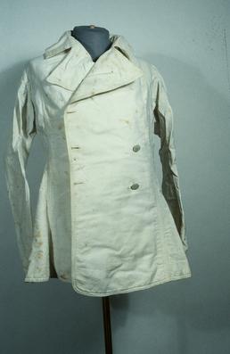 Men's white cotton jacket