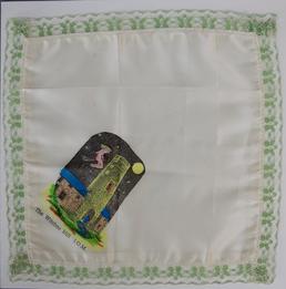 The Witches Mill tourist souvenir handkerchief