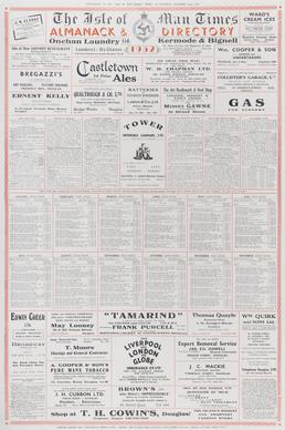 Isle of Man Times Almanac & Directory 1952