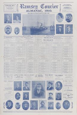 Ramsey Courier Almanac 1910