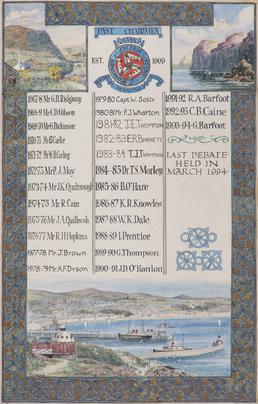Illustrated list of past Chairmen of the Manx…