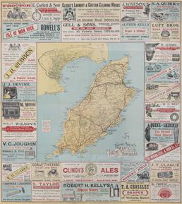 Tourist map of the Isle of Man and…