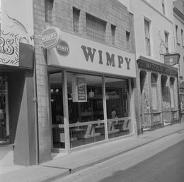 Opening of new Wimpy Bar, Strand Street, Douglas