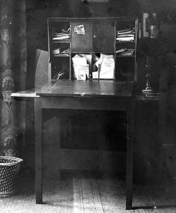 Archibald Knox designed writing desk or bureau made…