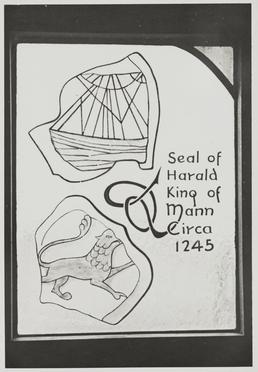 Window of seal of Harald II, King of…