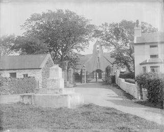 Maughold Church gates and entrance