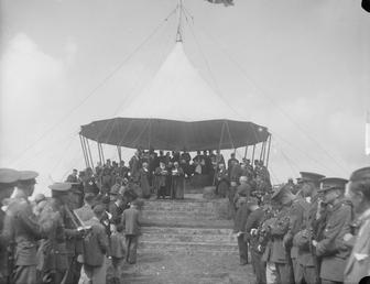 View of Tynwald Hill during Tynwald Ceremony, St…