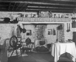 Interior of farmhouse kitchen in the Lower Folk…