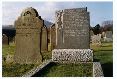 Gravestone of James William Bradford and Francis Bernard…