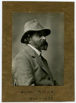 Archibald Knox portrait with hat