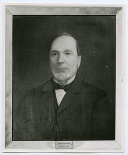 Photograph of portrait painting of Henry Bloom Noble…
