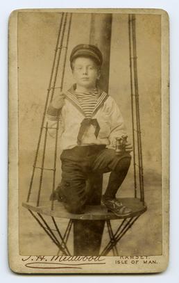 Hugushis Po (aged 8) posed in a crow's…