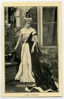 Lady Raglan (full length potrait from magazine)