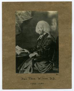 Reverend Thomas Wilson (b.1703 - d.1784)