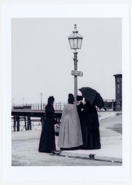Three ladies near Ramsey Pier
