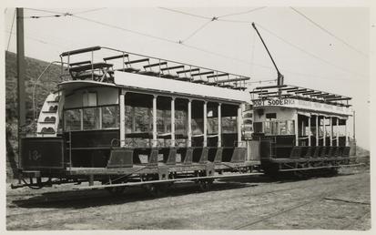 Douglas Southern Electric Railway motor tram, possibly No.…
