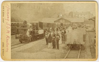 Opening of the Isle of Man Railway at…