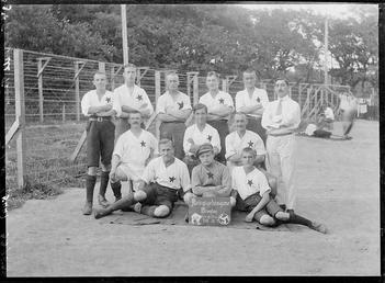 First World War Internee Football Team in front…