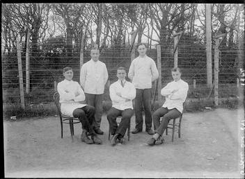 First World War Internees (Waiters?) in front of…