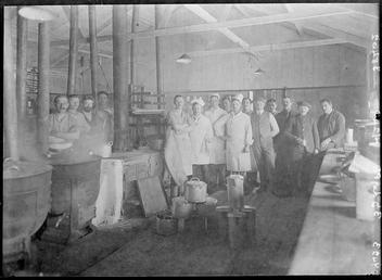 First World War Internees, Kitchen, Knockaloe Camp, Isle…