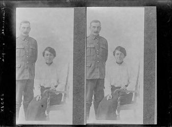 First World War Military Guard and Wife, Douglas…