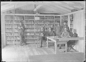 First World War Internees, Library, Knockaloe Camp, Isle…