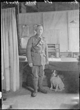 First World War Military Guard inside an Internment…