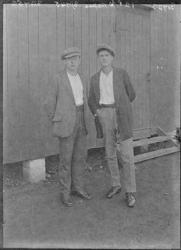 First World War internee Otto Jahne and one…