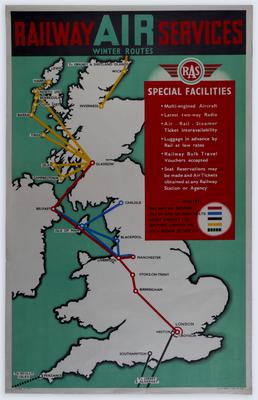 Railway Air Services Winter Routes