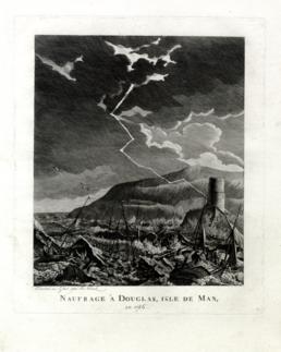 'Naufrage a Douglas, Isle de Man en 1786'…