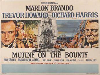 Poster advertising the Metro-Goldwyn-Mayer film Mutiny on the…
