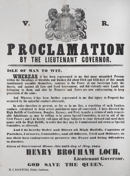 Proclamation recording that direction has been given to…