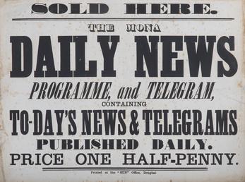 'Sold Here.  The Mona Daily News Programme, and…