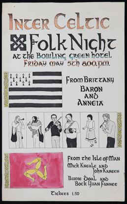 Inter Celtic Folk Night at the Bowling Green…