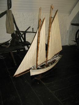 Scale model of the armed yacht Peggy of…