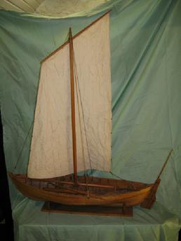 Manx 'Square Sail' Fishing Boat