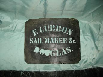 SIgn writer's stencil for a sailmaker